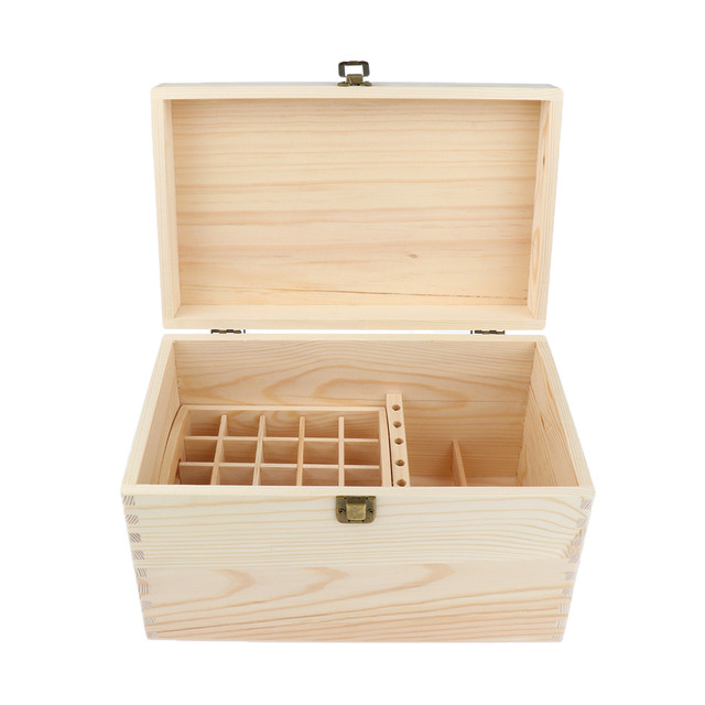 56 Slots Aromatherapy Essential Oil Storage Box Wooden Container Organizer  Perfect For Display, Travel Salon And Home Storage - Accessories -  AliExpress